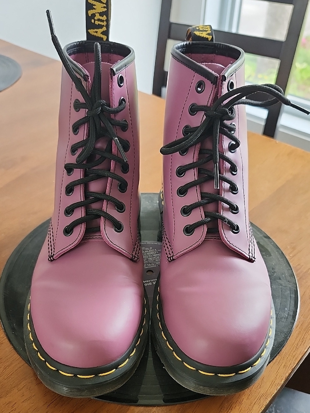 Dr. Martens 1460 Purple Lace-Up Combat Boots 7 UK, 9 USL